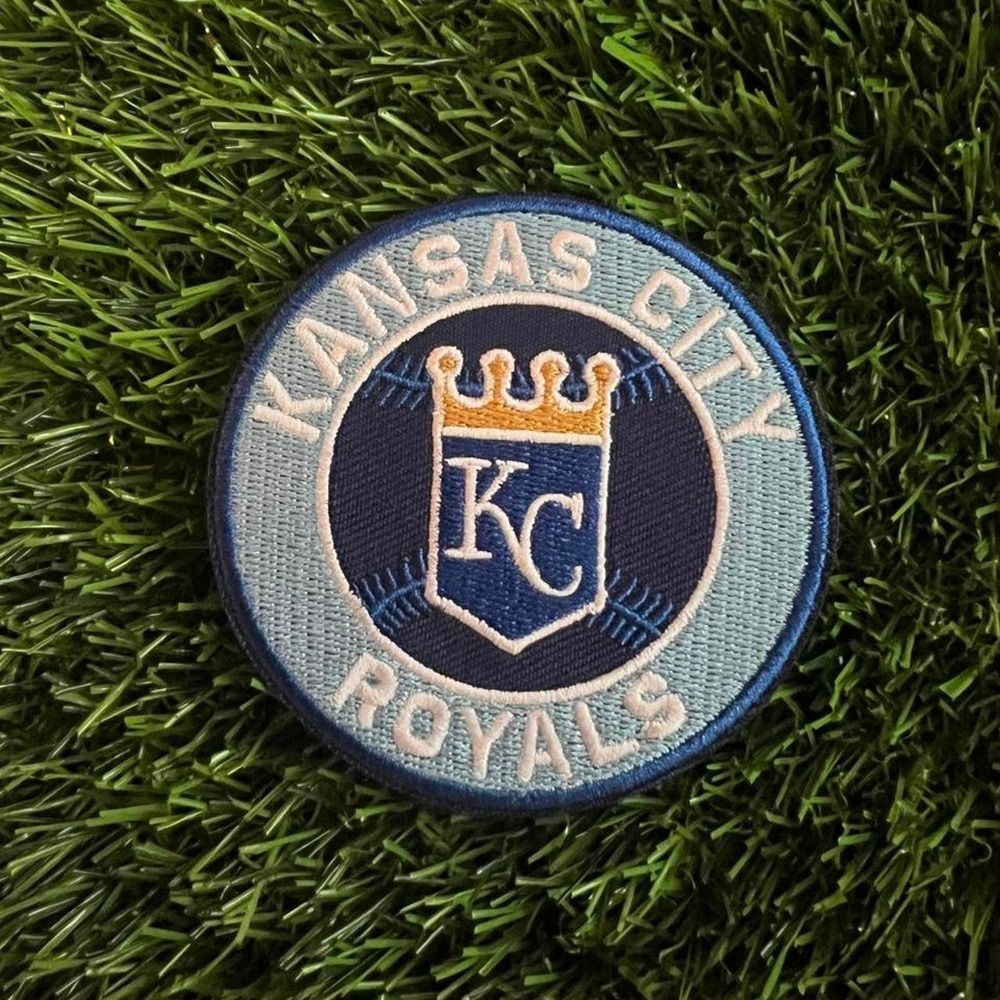 Kansas City Royals blue embroidered patch